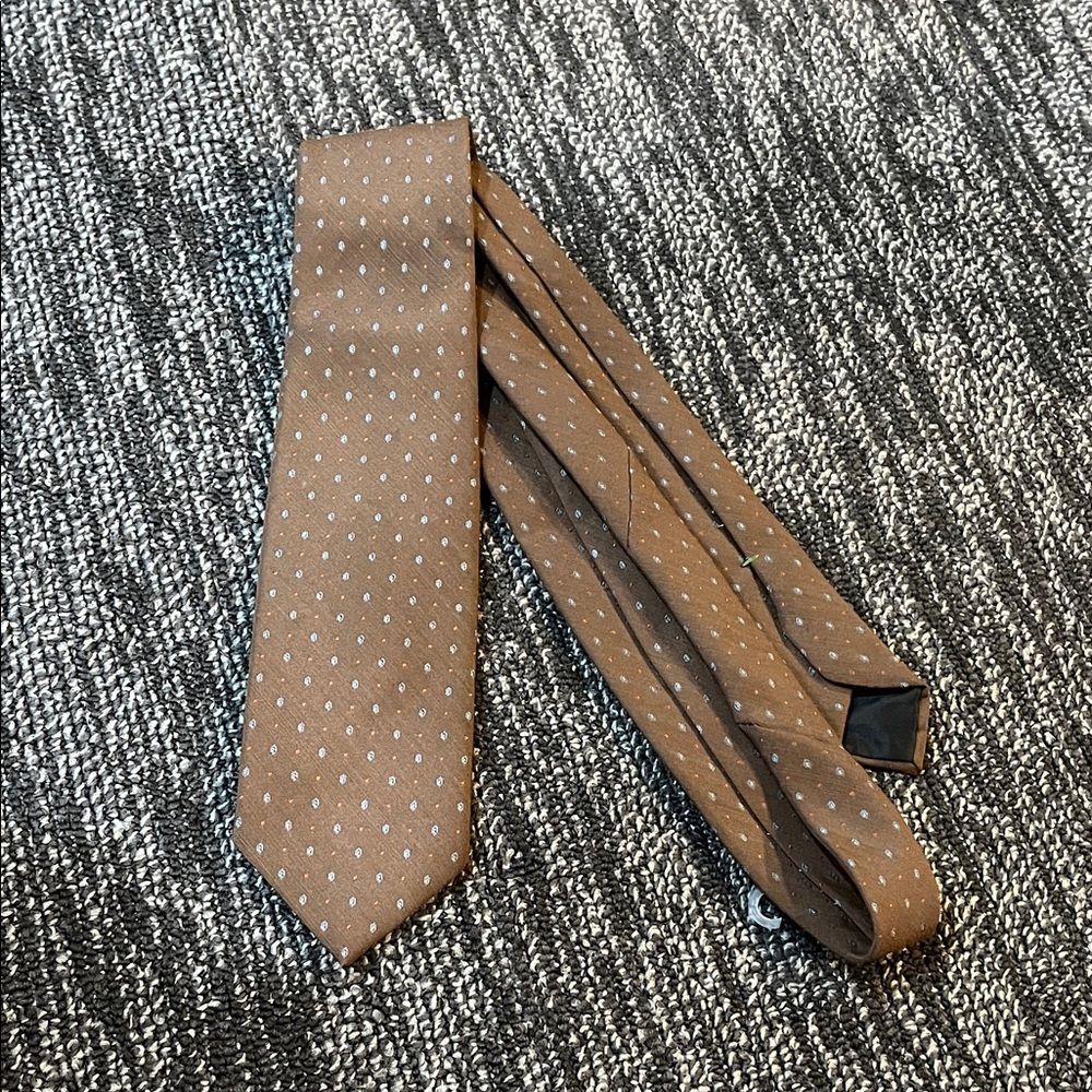 Wembley Brown Tie For Brown, Green or Black Suit 52" x 3"